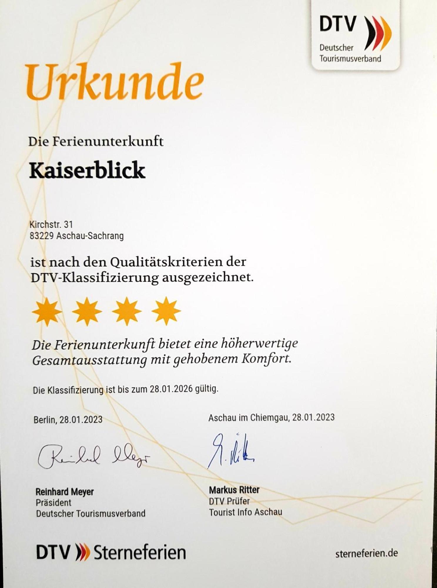 Ferienwohnung Kaiserblick Sachrang Luaran gambar